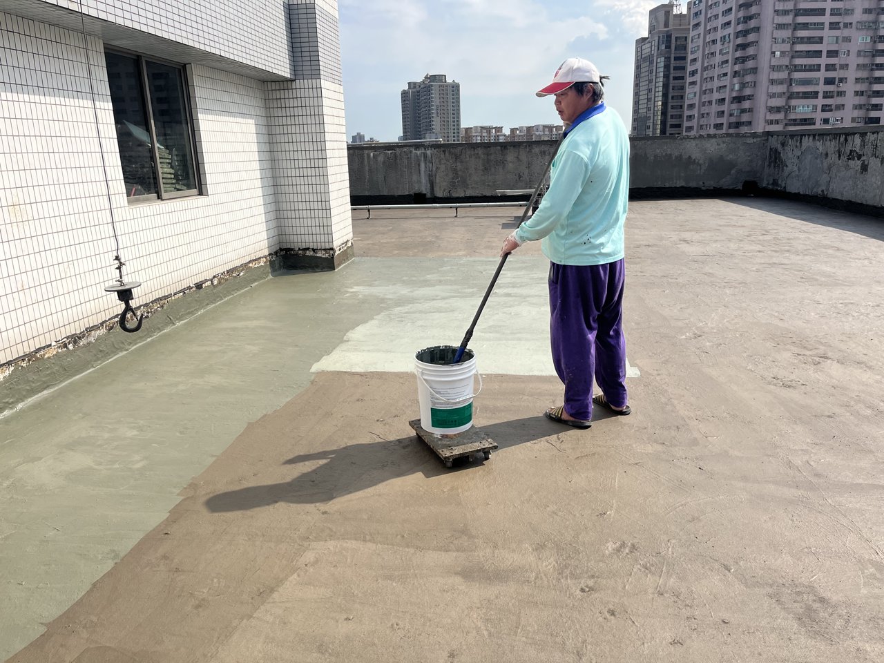高雄屋頂防水泥作工程・工程照片 06