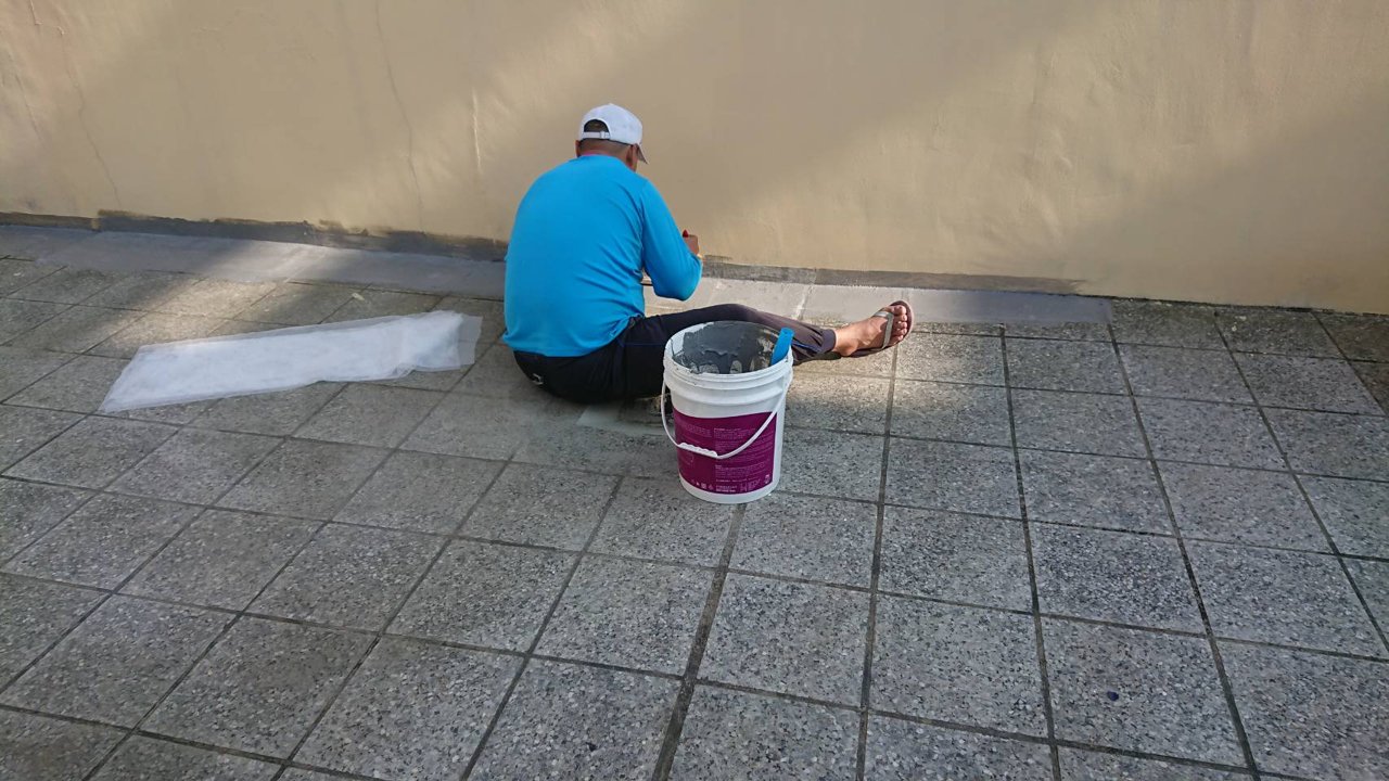 高雄屋頂地板防水工程・工程照片 07